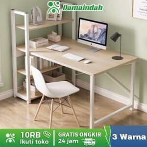 Damaindah Meja Belajar Kayu Set Kursi/Meja komputer/Meja Belajar Minimalis/Meja Kerja/Meja Laptop/Minimalis/Murah