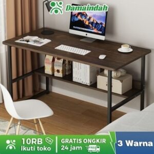 Damaindah Meja Belajar Kayu Set Kursi / Meja Belajar Minimalis  / Meja Kerja / Meja Komputer Minimalis / Meja Laptop / Meja Kerja Komputer / Modern