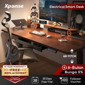 Xpanse Meja Kerja Elektrik Meja Belajar Meja Komputer Meja Kantor  Gaming Adjustable Standing Desk