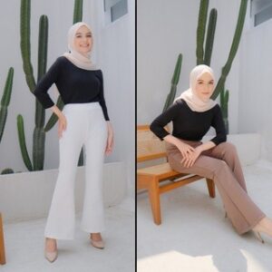DEMEN OUTFIT – Celana Cutbray Highwaits Wanita / Celana Wanita Lebaran 2026