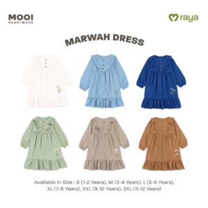 Mooi Dress Anak Gamis Anak Perempuan Raya Collection Marwah Gamis
