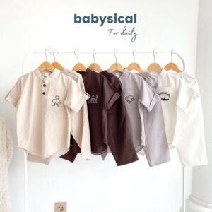 BABYSICAL 1-7 Tahun KOKO SERIES For Raya Collection – Baju Anak Setelan Koko Stelan Koko Premium