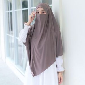 Bella Alisha – Hijab French Khimar FK Kagumi Spandek Jersey Premium