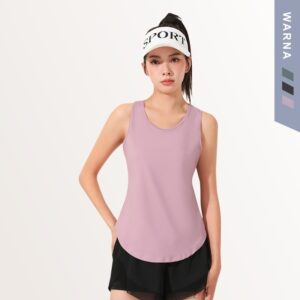 YOUMI Atasan Tanpa Lengan Olahraga Wanita YM059