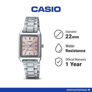 Casio Jam Tangan Wanita General LTP-V007D-4EUDF Original Analog Silver