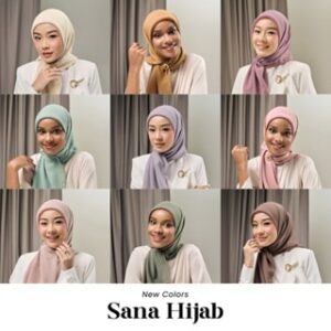 [New Colour] ZM Zaskia Mecca – Sana Polly Cotton Hijab Wangi – Jilbab Segi Empat Bella Square