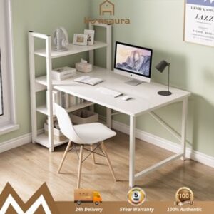 Homsaura Meja Belajar Kayu Set Kursi/Meja Komputer/Meja Kerja/Meja Laptop/Minimalis/Murah