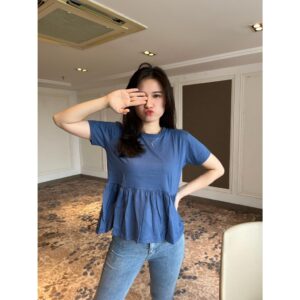 Kaos Wanita Terbaru Motif Rumbai T-Shirt Premium TERBARU