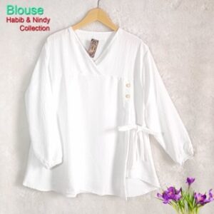 Pakaian wanita atasan blouse Cringkel airflow remaja dewasa model terbaru kekinian yang lagi viral