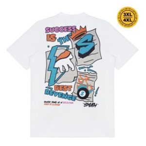 House of Smith Kaos Pria Lengan Pendek – Success White #18 – T Shirt