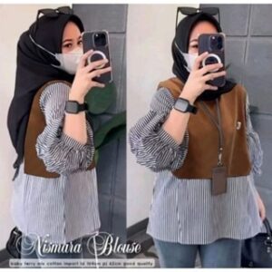 NISMARA BLOUSE 3 UK SIZE ( M – XXL ) ADA JUMBO XXL / BLOUSE WANITA / BLOUSE KANTORAN / ATASAN WANITA / BAJU CEWEK / BAJU KANTOR / ATASAN KANTOR / KEMEJA / KEMEJA HITAM / KEMEJA PUTIH / ATASAN WANITA / ATASAN MUSLIM / BAJU MUSLIM / KAOS WANITA