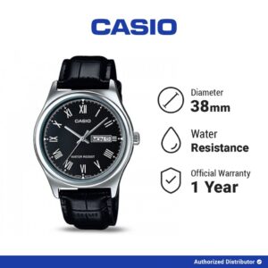 Casio Jam Tangan Pria MTP-V006L-1BUDF Kulit Original