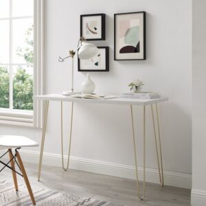 Meja Tamu Minimalis Kaki GOLD Meja Kerja / Belajar Meja kamar Cafe hairpin leg