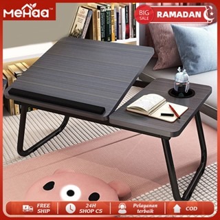 MeHaa Meja Laptop Adjustable - Meja Lipat Tinggi Bisa Diatur untuk Kerja & Belajar, Anti Pegal Leher