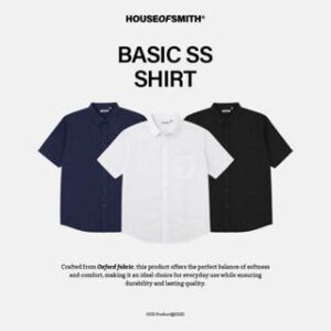 House of Smith Kemeja Pria – Basic SS – Short Shirts