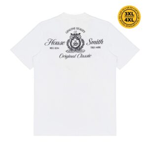 House of Smith Kaos Pria Lengan Pendek – The Classic Tshirt White – T Shirt
