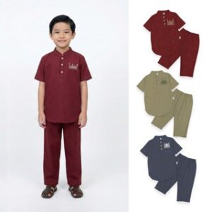 Kennai Setelan MUSLIM Anak Anak KURTA Laki Laki Series 1-12th