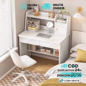 OKURA 120CM Meja Belajar kayu Meja Belajar Serbaguna Meja Kerja Meja Kantor Meja Tulis Minimalis