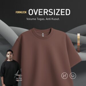 No Void Minds FORMLOCK Oversized T-Shirt | Espresso