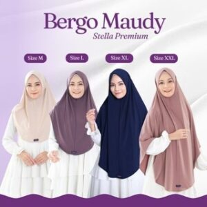 Milyarda Hijab Bergo Maudy Jilbab Instan Syari Olahraga Sport