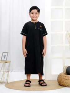 Gamis Anak Laki-laki Baju Koko Anak Jubah Anak Muslim 2-10 Tahun Lebaran 2026 Terbaru JBA-03