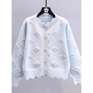 ATASAN RAJUT WANITA ( SW mutiara) Sweater Rajut Wanita Jaket Import Wanita Lengan Panjang