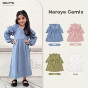 Toheto – Naraya Gamis Anak Perempuan 1-4 Tahun