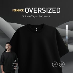 No Void Minds FORMLOCK Oversized T-Shirt | Charcoal