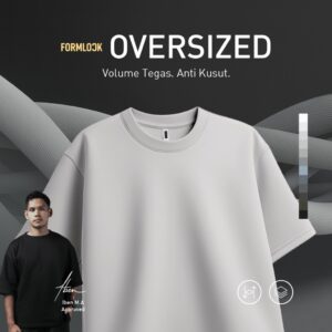 No Void Minds FORMLOCK Oversized T-Shirt | Oatmeal