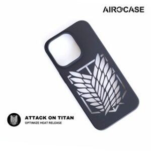 AIROCASE Slim Hole Soft Case untuk Iphone Motif Attack On Titan