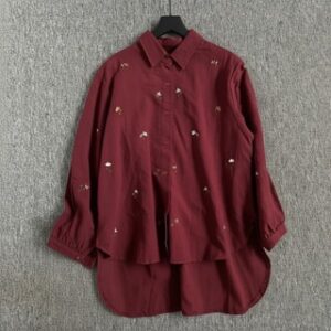 Vallina Outfit – Basic Blouse Atasan Kemeja Oversize Wanita Muslim Matt Linen Rami OOTD Korean Style