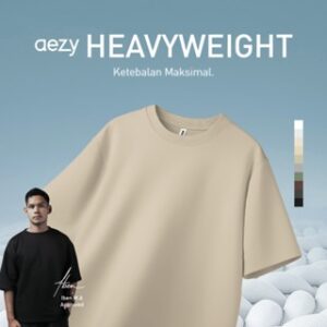 No Void Minds Heavyweight AEZY Oversized T – Shirt | Sand