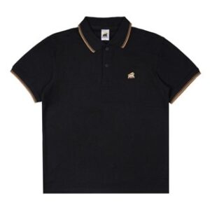 House of Smith PKU Polo Shirt – Gold Line Polo Shirt Black – Kaos Polo Pria