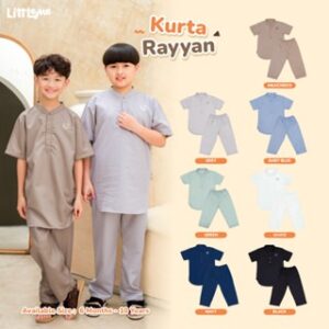 Little Me Setelan Baju koko Anak Laki Laki Kurta Rayyan usia 6 bulan – 10 tahun / Setelan Kurta Anak