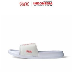 Bie – Sandal Slide Bie Sportwear Indonesia Red On 1st Gen White