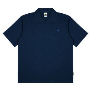 House of Smith BJM Polo Shirt – Waffle Dark Blue #2 – Kaos Polo Pria