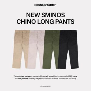 House of Smith BJM Celana Chino Pria – New Sminos – Chino Long Pants
