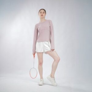 MIGHTY SPORTWEAR – Baselayer Manset Inner Olahraga Wanita Volly Gym Senam Fit Body Scrub’s set Baju OK Lengan Panjang series ‘My Basic’ tubuh tetap sehat