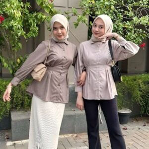 Ellen Shirt- Kemeja wanita Katun kekinian