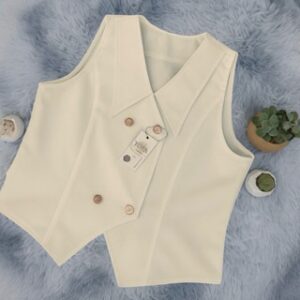 EVI VEST / VEST BASIC WANITA / Vest Semiwol Atasan Wanita Crop Casual