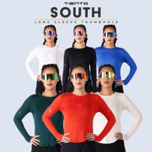 Tiento Jersey Running Women Kaos Olahraga Wanita Lengan Panjang Baju Lari Quick Dry South