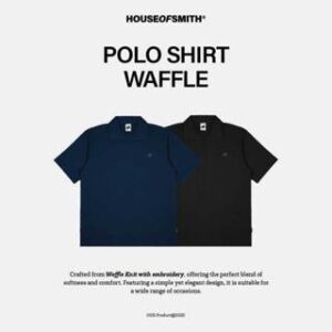 House of Smith Polo Shirt – Waffle – Kaos Polo Pria