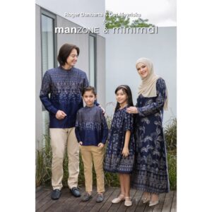 Manzone & Minimal – Sarimbit Lebaran Keluarga – Aydin – Navy