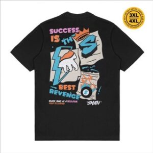 House of Smith PKU Kaos Pria Lengan Pendek – Success Black #22 – T Shirt