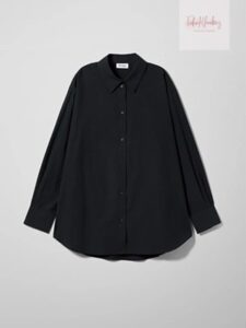 TUKUKLAMBIY Alexa Shirt PART 2 – Kemeja Wanita Lengan Panjang – Basic Long Shirt Over Size