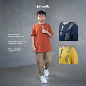 Hoofla Setelan Anak Celana Koko Jogger Furqon Kojo 3-12 Tahun