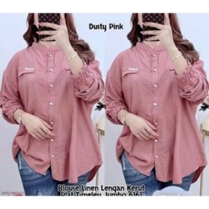 Salsa Shirt Kemeja Wanita Ld104/Ld110/ Ld120/Ld130- Atasan Wanita Polo Linen