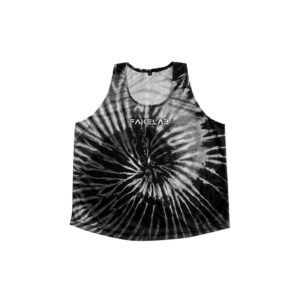 Fakelab Singlet Jersey Spiral Running 100gsm / Tiedye Dry Fit Century / Lekbong / Kaos Lari Wanita / Olah Raga / Sleeve Less Sportwear