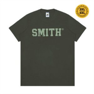 House of Smith Kaos Pria Lengan Pendek – Field Smith Tshirt Army – T Shirt