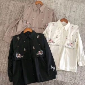 Blouse Narika / Kemeja wanita bordir bunga / kemeja bordir jumbo / Narika Blouse bordir / blouse bordir wanita jumbo / Blouse wanita  Premium /  kemeja tangan panjang motif bunga / BLOUSE bordir
